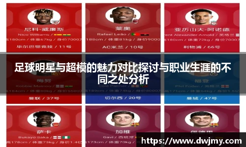 足球明星与超模的魅力对比探讨与职业生涯的不同之处分析